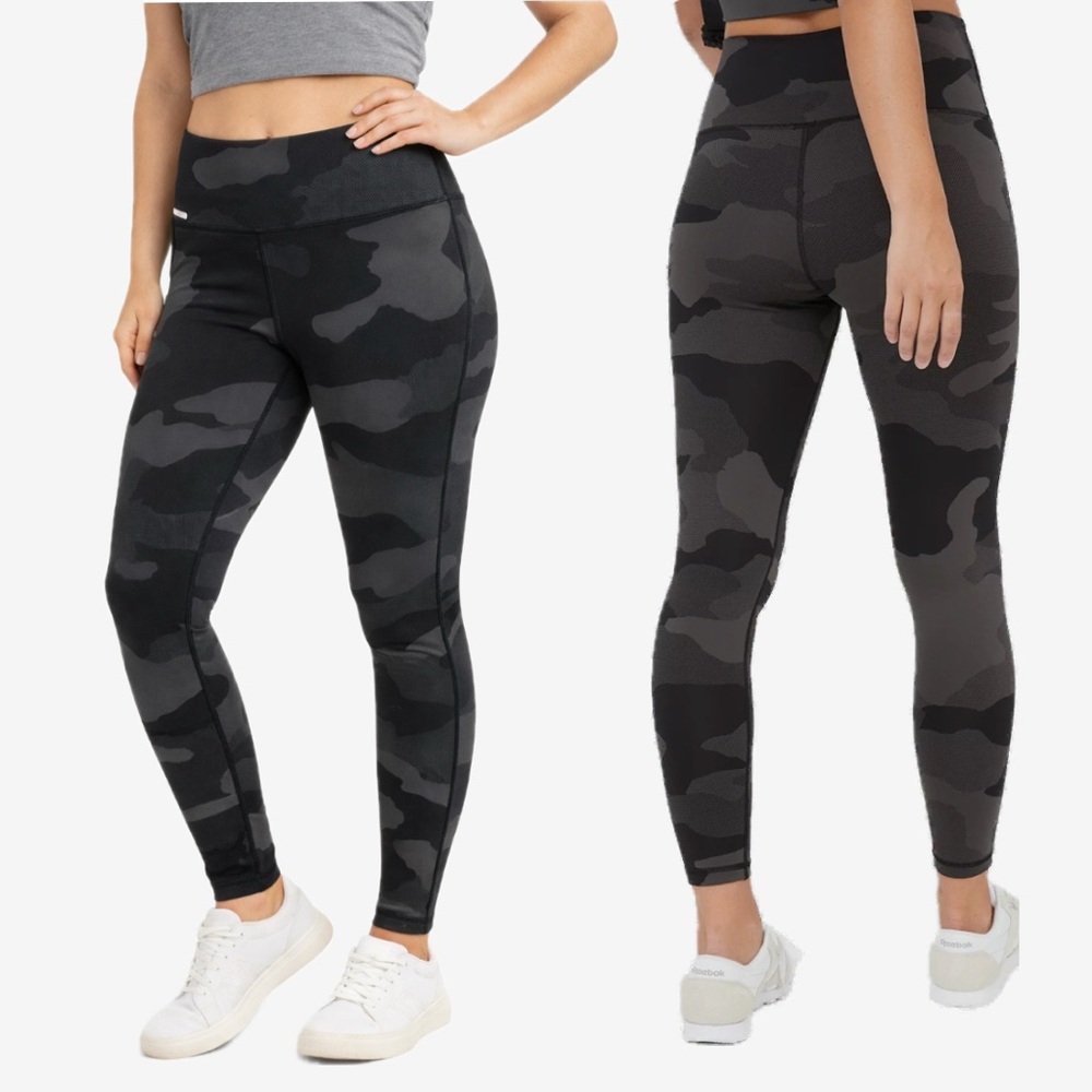 Aerie OFFLINE. Camo High Waisted Leggings Black Gray Chill Play Move,  Size M